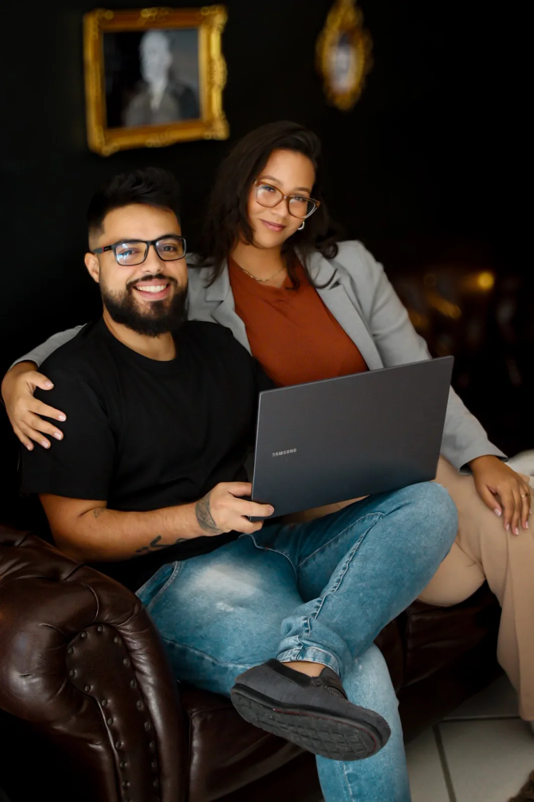 Lucas e Gabrielle, fundadores da Authenticus Media